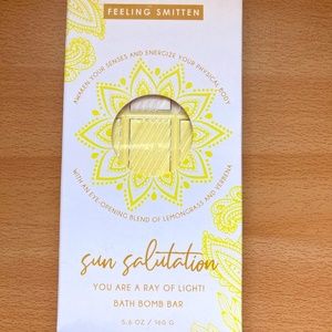 Feeling Smitten Bath Bomb Bar Sun Salutation